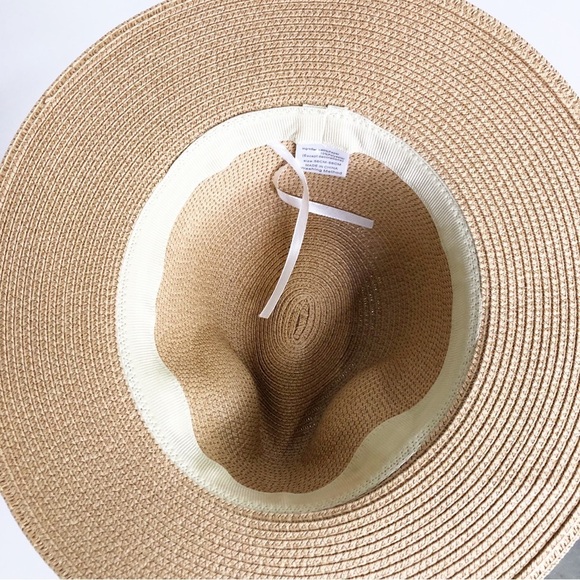 Fedora tan straw hat - Picture 5 of 8